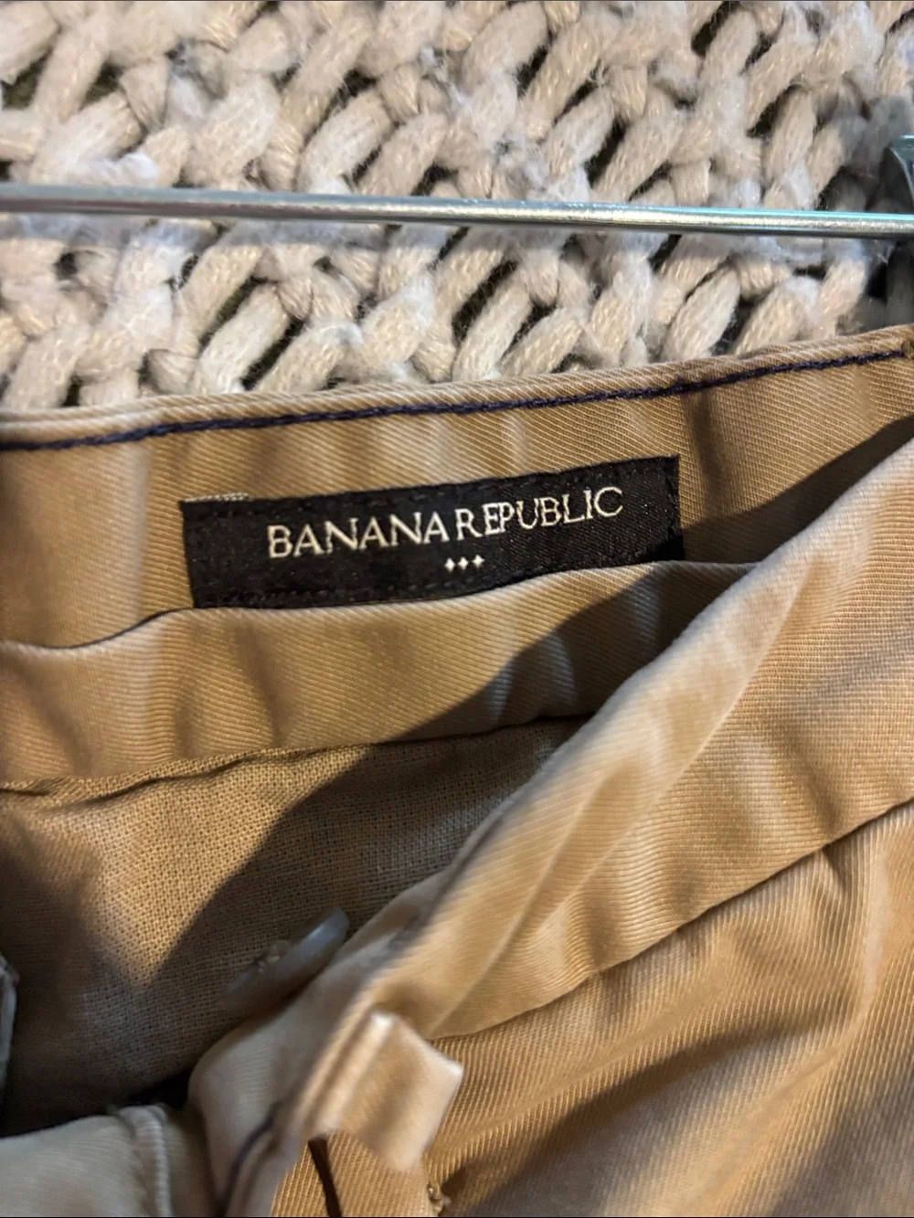 Banana Republic Men's Tan Chino Pants